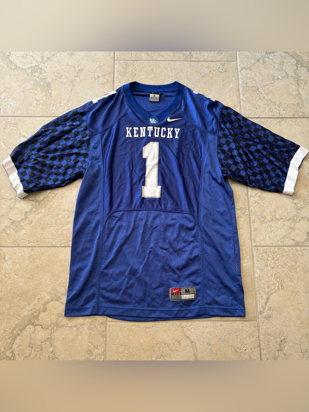 Nike Royal Blue Athletic Pullover with White Swoosh